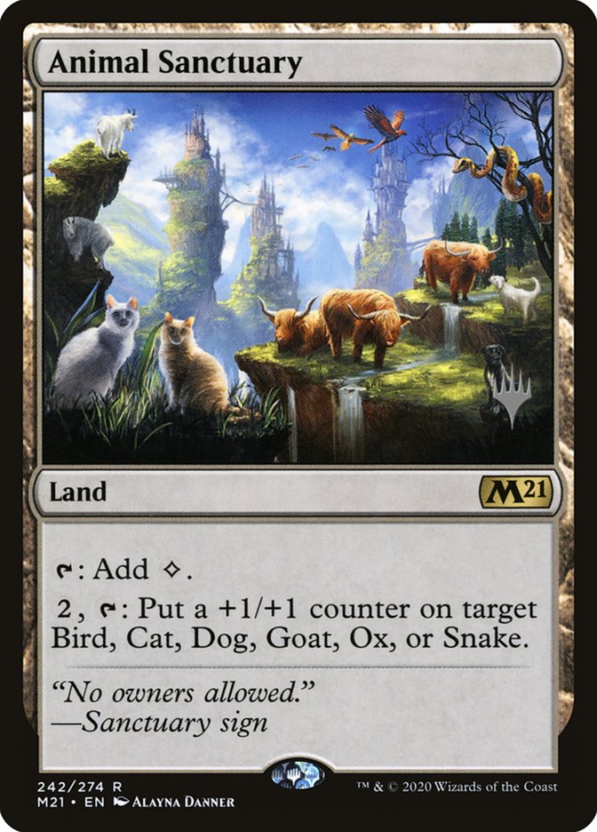 Animal Sanctuary (Promo Pack) [Core Set 2021 Promos] | Empire Gaming NC