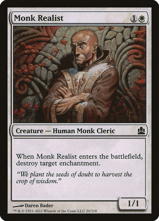 Monk Realist [Commander 2011] | Empire Gaming NC