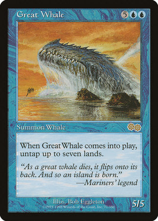 Great Whale [Urza's Saga] | Empire Gaming NC