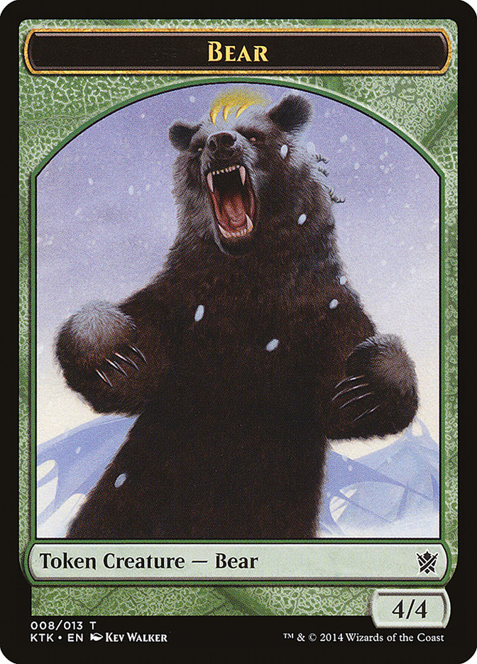 Bear [Khans of Tarkir Tokens] | Empire Gaming NC