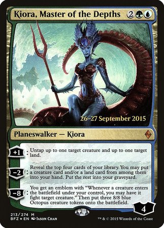 Kiora, Master of the Depths [Battle for Zendikar Promos] | Empire Gaming NC