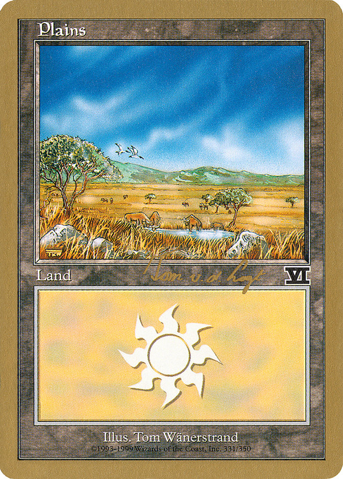 Plains (tvdl331) (Tom van de Logt) [World Championship Decks 2000] | Empire Gaming NC