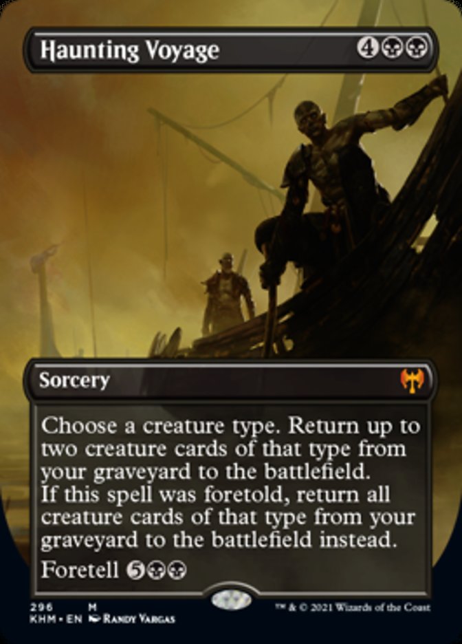 Haunting Voyage (Borderless Alternate Art) [Kaldheim] | Empire Gaming NC