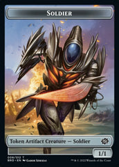 Powerstone // Soldier (008) Double-Sided Token [The Brothers' War Tokens] | Empire Gaming NC