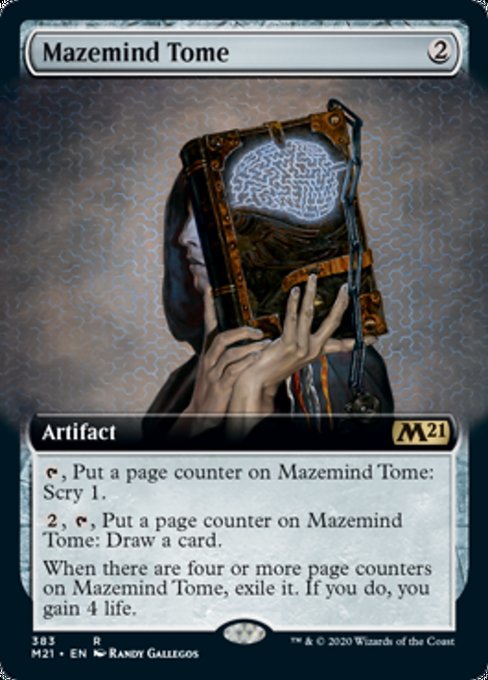 Mazemind Tome (Extended Art) [Core Set 2021] | Empire Gaming NC