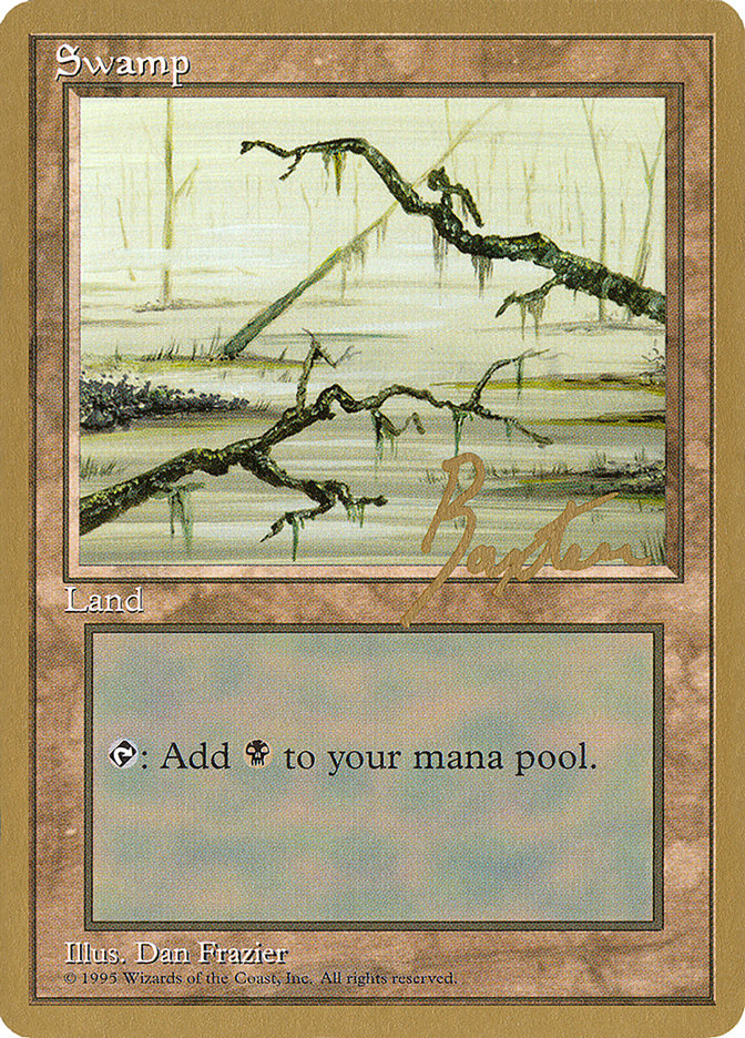 Swamp (gb371) (George Baxter) [Pro Tour Collector Set] | Empire Gaming NC