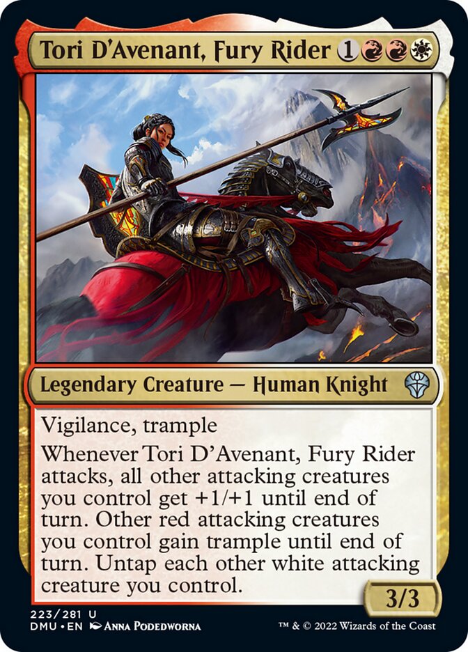 Tori D'Avenant, Fury Rider [Dominaria United] | Empire Gaming NC