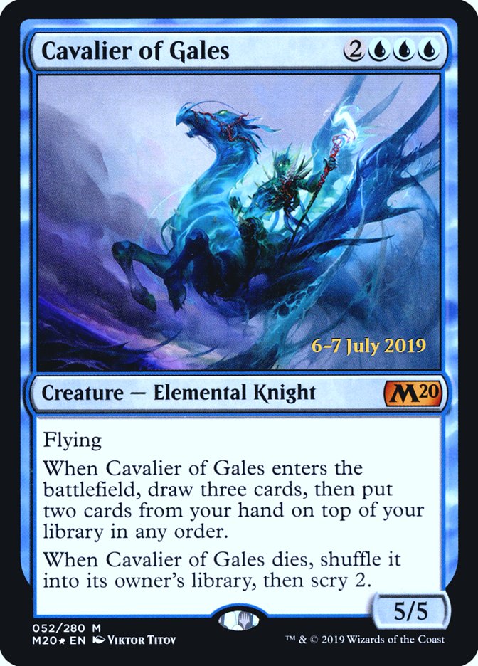 Cavalier of Gales  [Core Set 2020 Prerelease Promos] | Empire Gaming NC