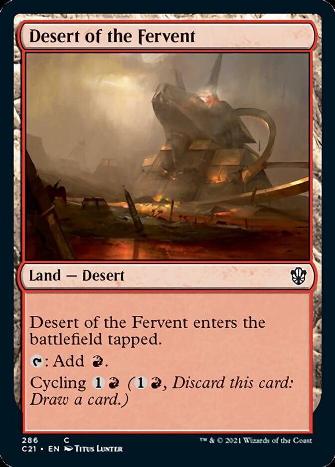 Desert of the Fervent [Commander 2021] | Empire Gaming NC