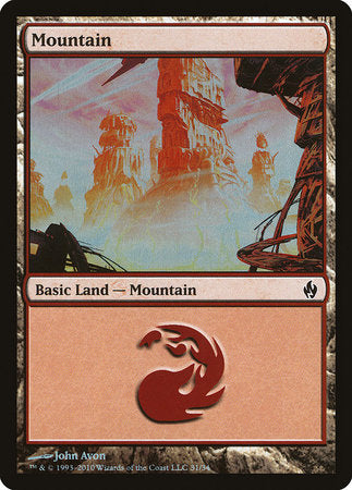 Mountain (31) [Premium Deck Series: Fire and Lightning] | Empire Gaming NC