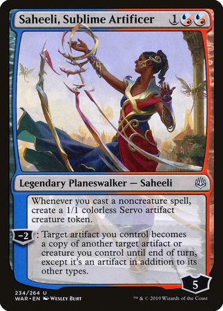 Saheeli, Sublime Artificer [War of the Spark] | Empire Gaming NC