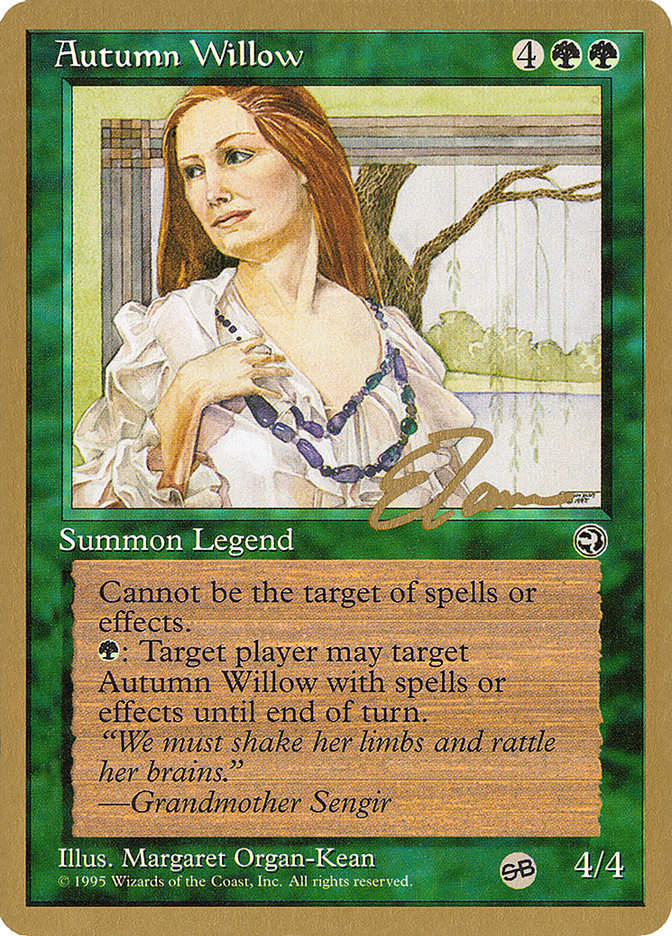 Autumn Willow (Eric Tam) (SB) [Pro Tour Collector Set] | Empire Gaming NC