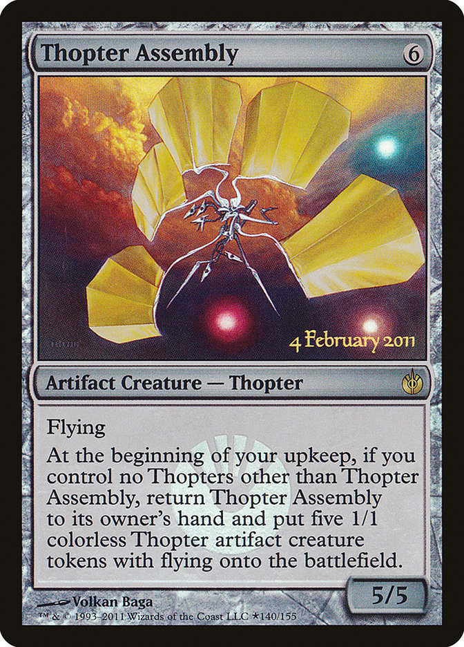 Thopter Assembly [Mirrodin Besieged Promos] | Empire Gaming NC