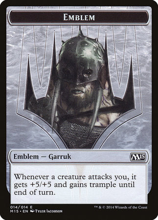 Emblem - Garruk, Apex Predator [Magic 2015 Tokens] | Empire Gaming NC