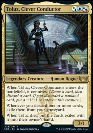 Toluz, Clever Conductor (Promo Pack) [Streets of New Capenna Promos] | Empire Gaming NC