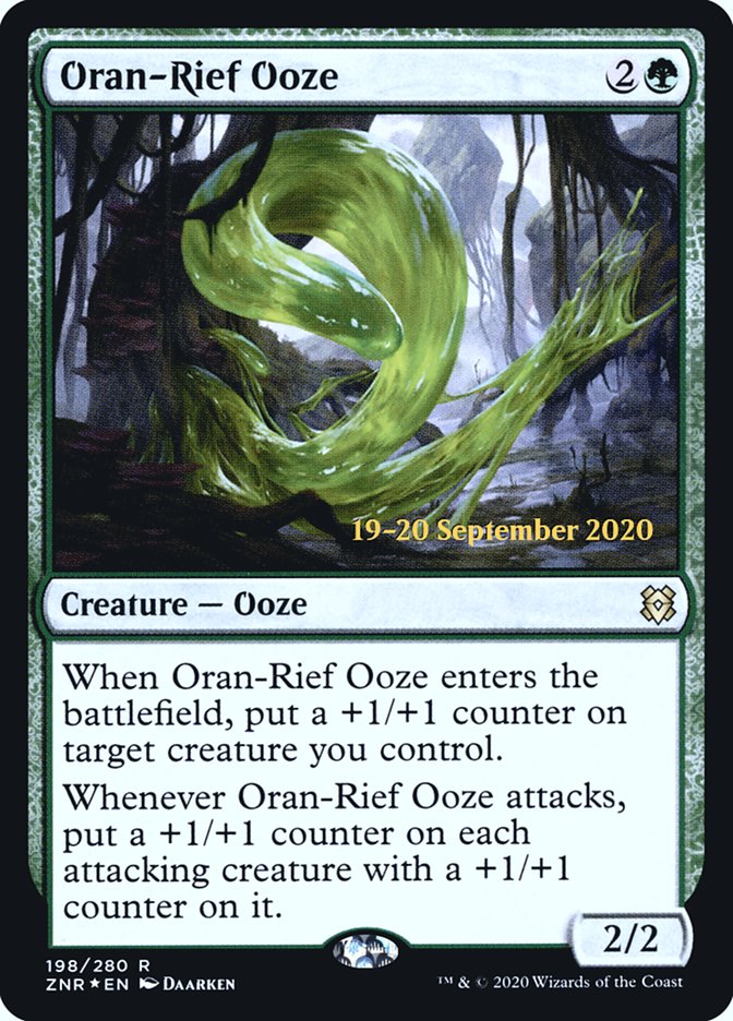 Oran-Rief Ooze  [Zendikar Rising Prerelease Promos] | Empire Gaming NC