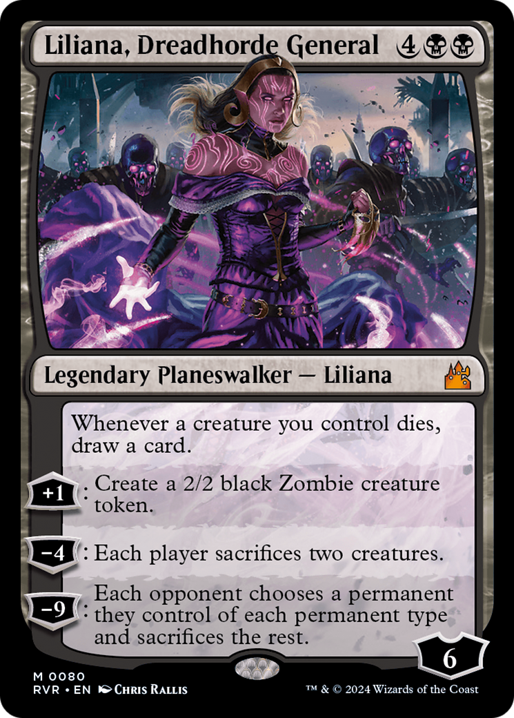 Liliana, Dreadhorde General [Ravnica Remastered] | Empire Gaming NC