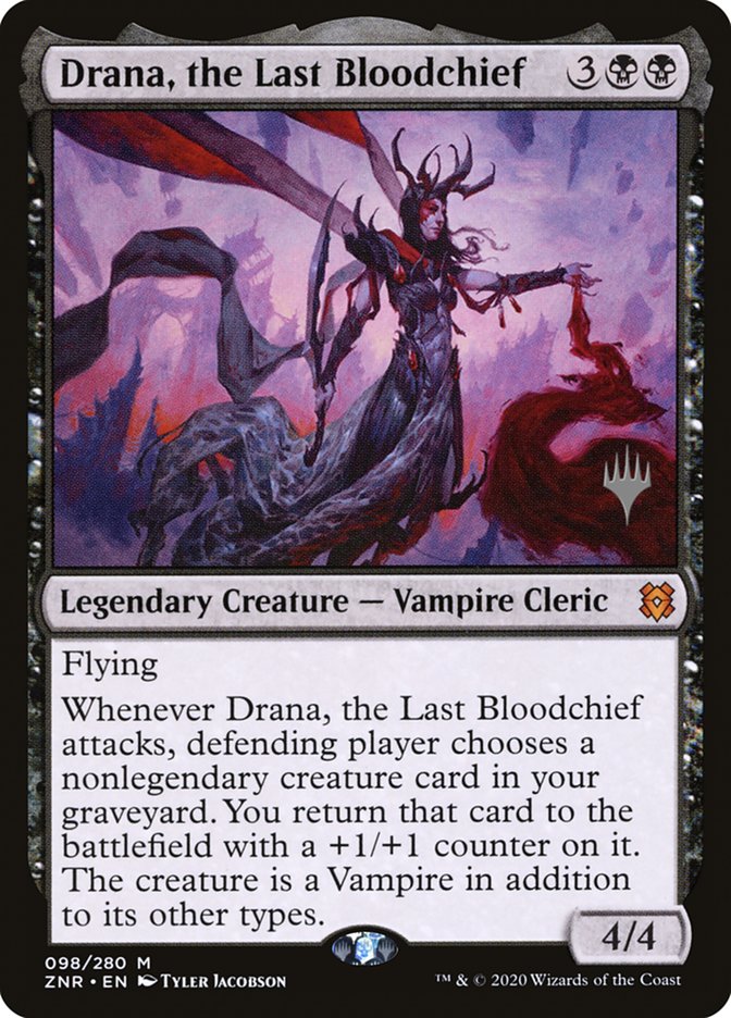 Drana, the Last Bloodchief (Promo Pack) [Zendikar Rising Promos] | Empire Gaming NC