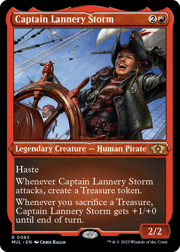 Captain Lannery Storm (Foil Etched) [Multiverse Legends] | Empire Gaming NC