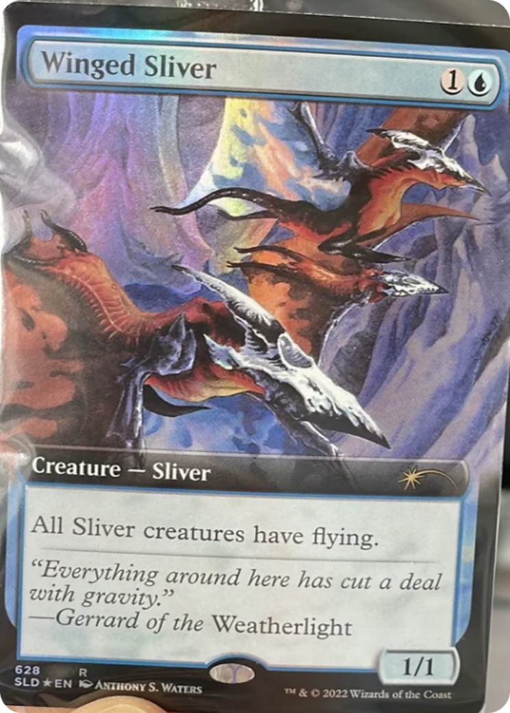 Winged Sliver (Extended Art) [Secret Lair Drop Promos] | Empire Gaming NC