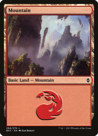 Mountain (266) [Battle for Zendikar] | Empire Gaming NC
