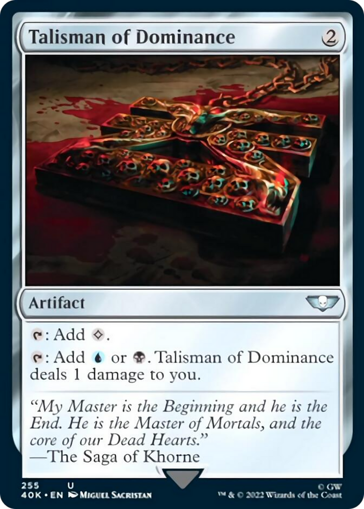 Talisman of Dominance (255) (Surge Foil) [Universes Beyond: Warhammer 40,000] | Empire Gaming NC