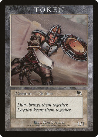 Soldier Token (Onslaught) [Magic Player Rewards 2002] | Empire Gaming NC