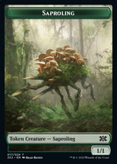 Saproling // Spirit Double-sided Token [Double Masters 2022 Tokens] | Empire Gaming NC