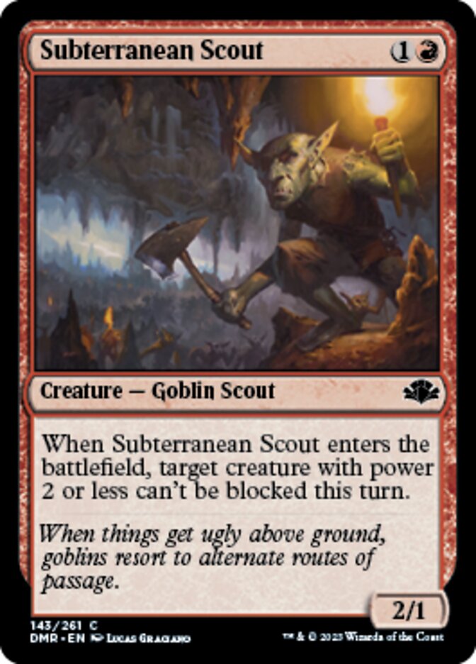 Subterranean Scout [Dominaria Remastered] | Empire Gaming NC