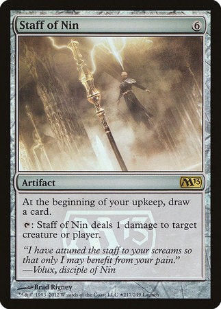 Staff of Nin [Magic 2013 Promos] | Empire Gaming NC