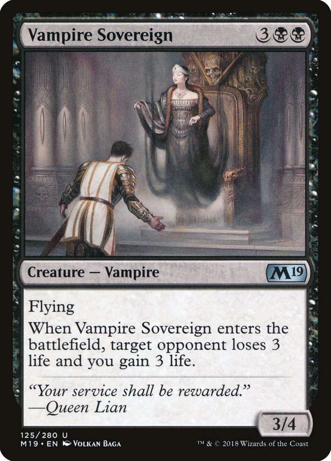 Vampire Sovereign [Core Set 2019] | Empire Gaming NC