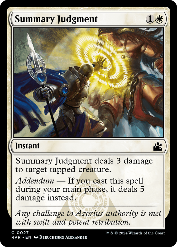 Summary Judgment [Ravnica Remastered] | Empire Gaming NC