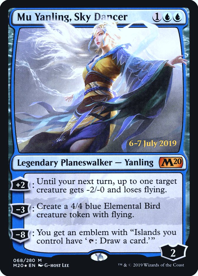 Mu Yanling, Sky Dancer  [Core Set 2020 Prerelease Promos] | Empire Gaming NC