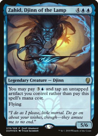 Zahid, Djinn of the Lamp (Draft Weekend) [Dominaria Promos] | Empire Gaming NC