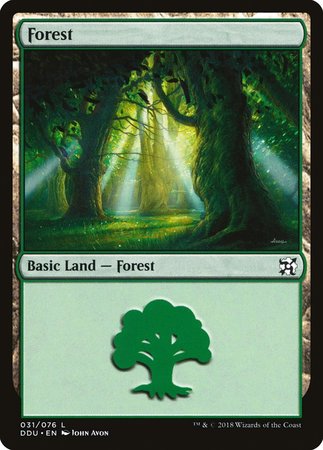 Forest (31) [Duel Decks: Elves vs. Inventors] | Empire Gaming NC
