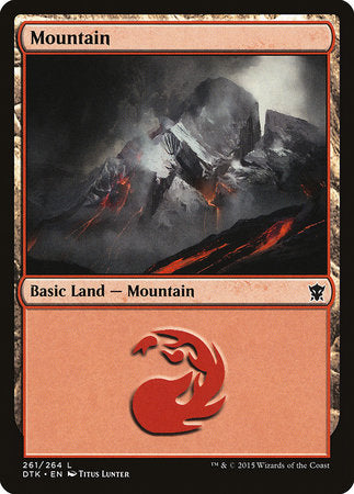 Mountain (261) [Dragons of Tarkir] | Empire Gaming NC