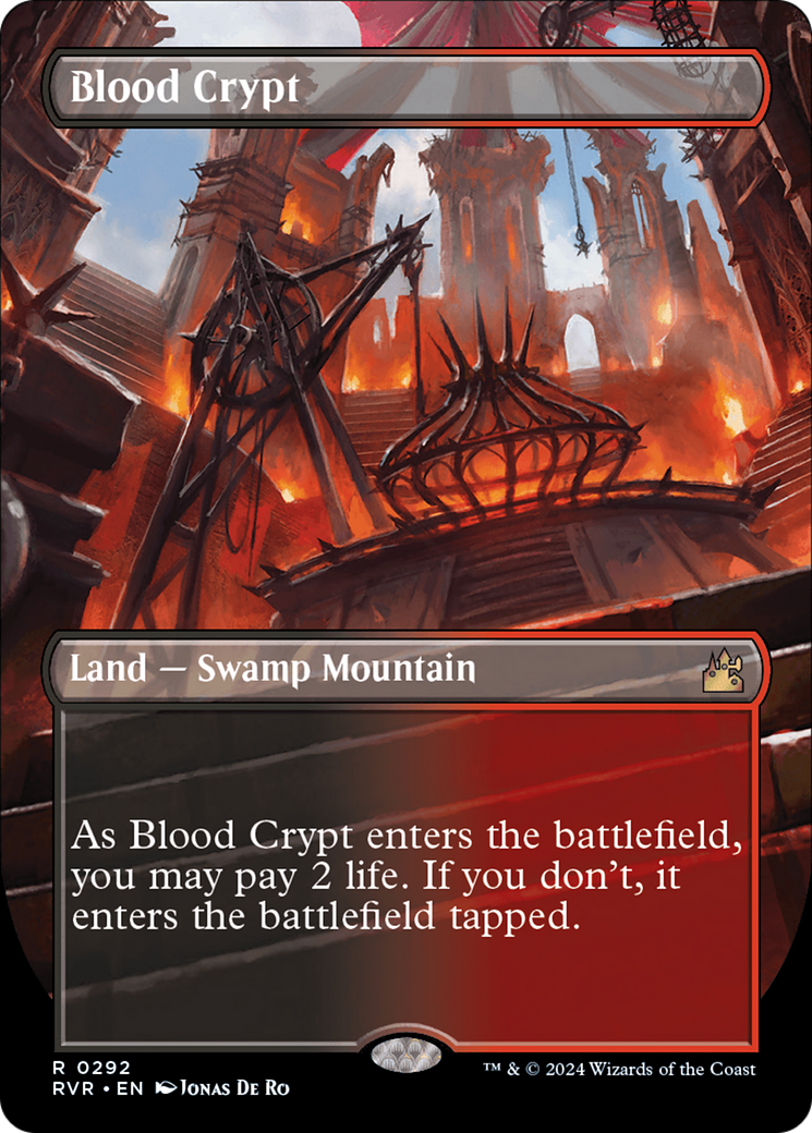 Blood Crypt (Borderless) [Ravnica Remastered] | Empire Gaming NC