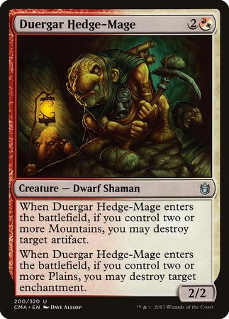 Duergar Hedge-Mage [Commander Anthology] | Empire Gaming NC