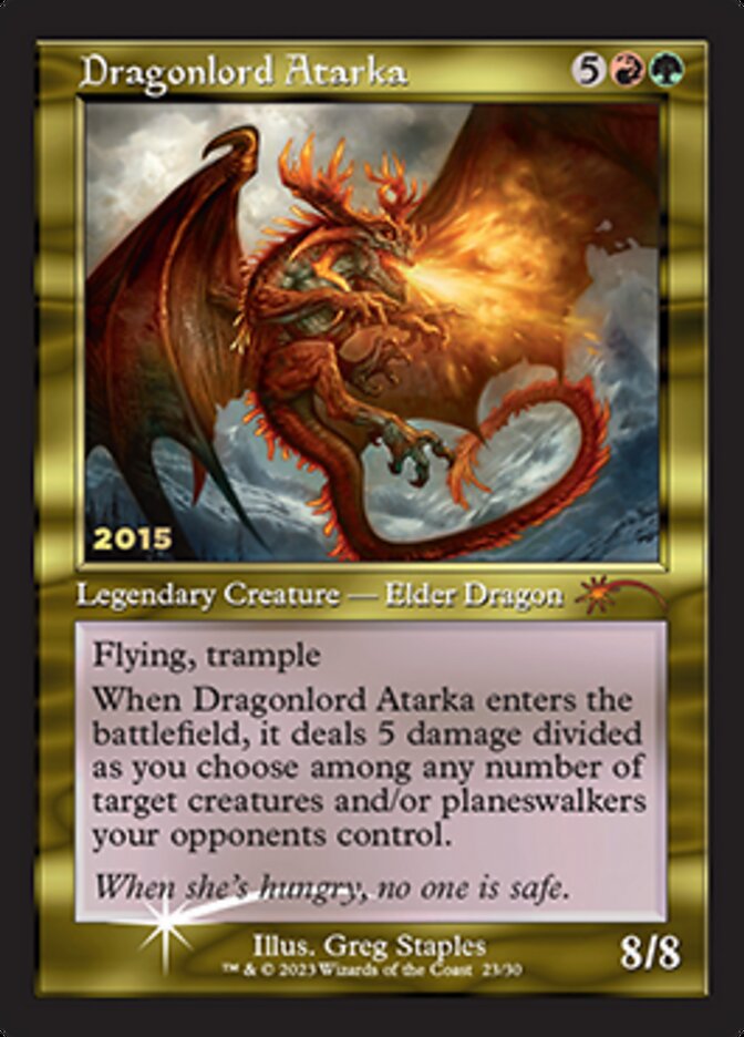 Dragonlord Atarka [30th Anniversary Promos] | Empire Gaming NC