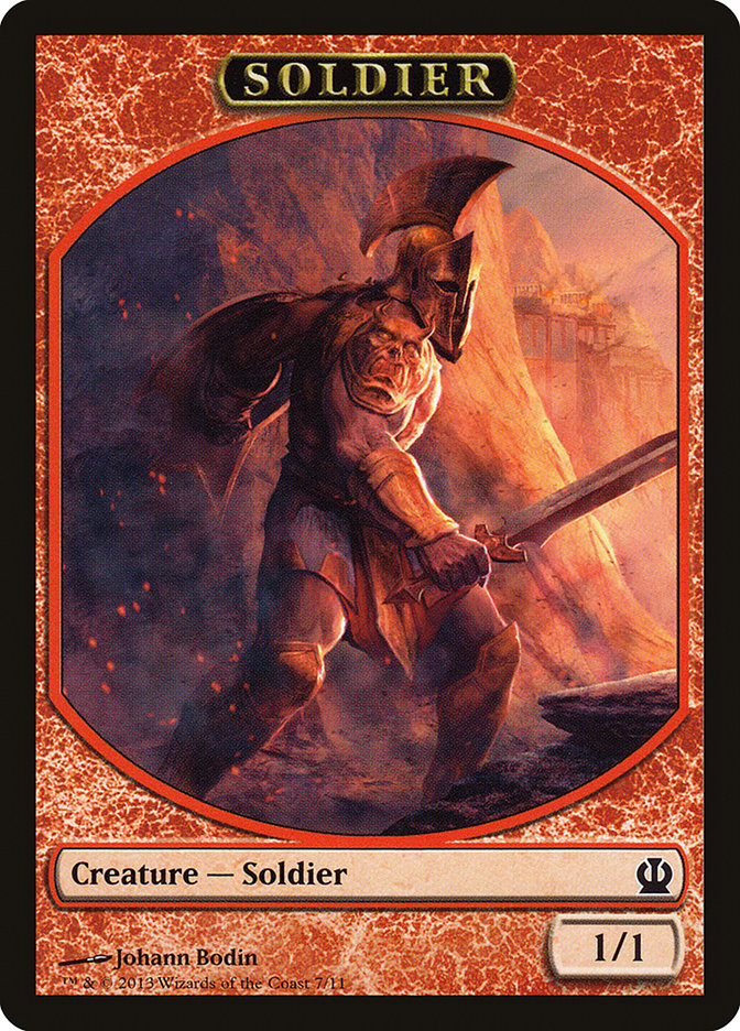 Soldier (7/11) [Theros Tokens] | Empire Gaming NC