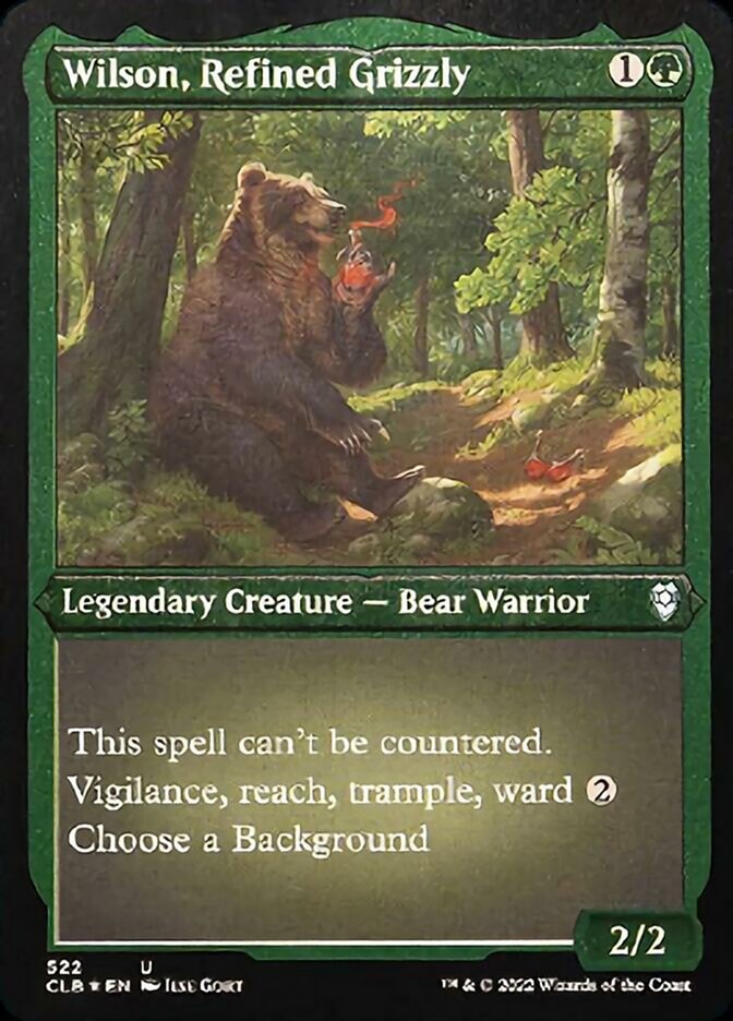 Wilson, Refined Grizzly (Foil Etched) [Commander Legends: Battle for Baldur's Gate] | Empire Gaming NC