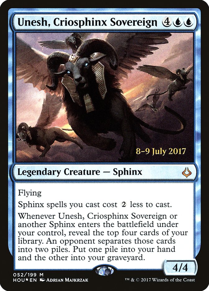 Unesh, Criosphinx Sovereign [Hour of Devastation Promos] | Empire Gaming NC