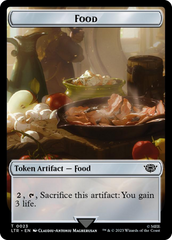 Tentacle // Food (0023) Double-Sided Token (Surge Foil) [The Lord of the Rings: Tales of Middle-Earth Tokens] | Empire Gaming NC