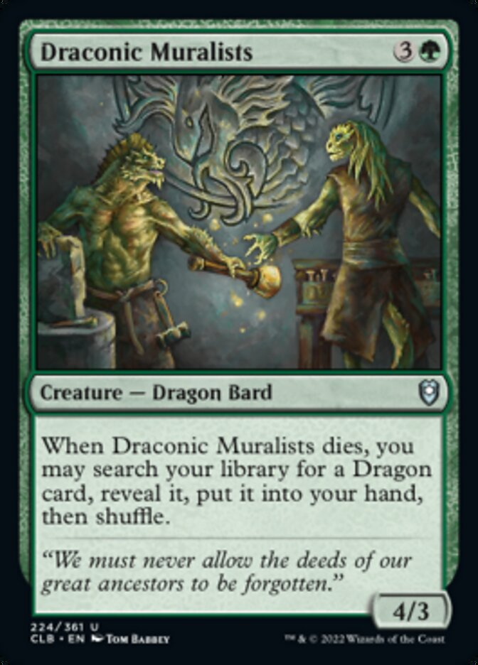 Draconic Muralists [Commander Legends: Battle for Baldur's Gate] | Empire Gaming NC