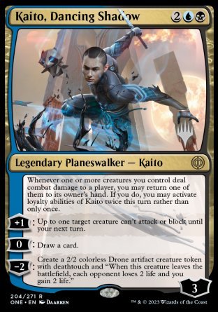 Kaito, Dancing Shadow (Promo Pack) [Phyrexia: All Will Be One Promos] | Empire Gaming NC