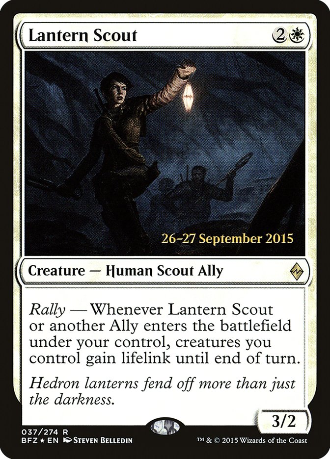 Lantern Scout [Battle for Zendikar Promos] | Empire Gaming NC