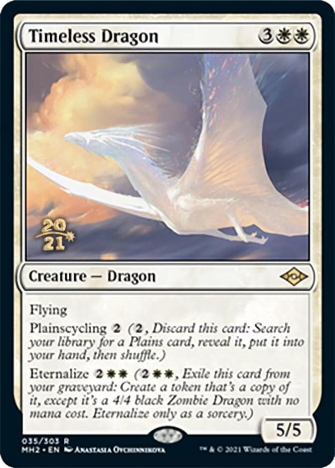 Timeless Dragon [Modern Horizons 2 Prerelease Promos] | Empire Gaming NC