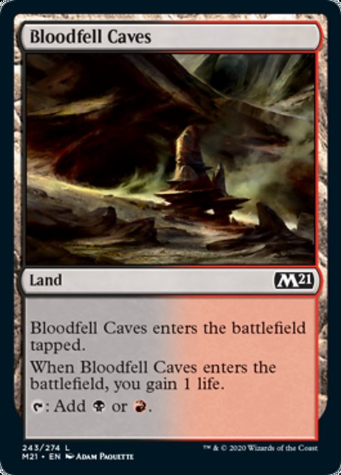 Bloodfell Caves [Core Set 2021] | Empire Gaming NC