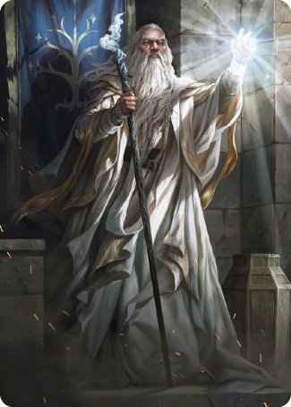 Gandalf the White Art Card [The Lord of the Rings: Tales of Middle-earth Art Series] | Empire Gaming NC