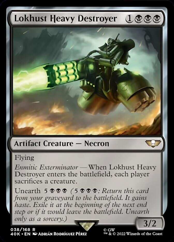 Lokhust Heavy Destroyer (Surge Foil) [Universes Beyond: Warhammer 40,000] | Empire Gaming NC